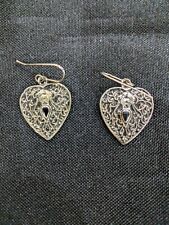Sweet Heart Shaped  Drop Earrings
