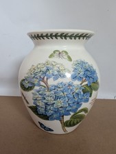 Portmeirion Pottery Botanic Garden Tulip large Vase Hydrangea 40th Anniversary 