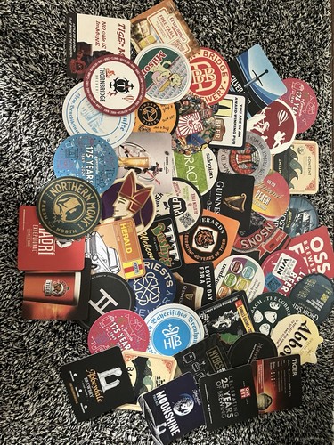 Assorted beer mats all - x,