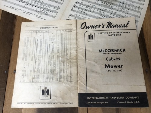 Vintage 1940s mccormick - mccormick, owners