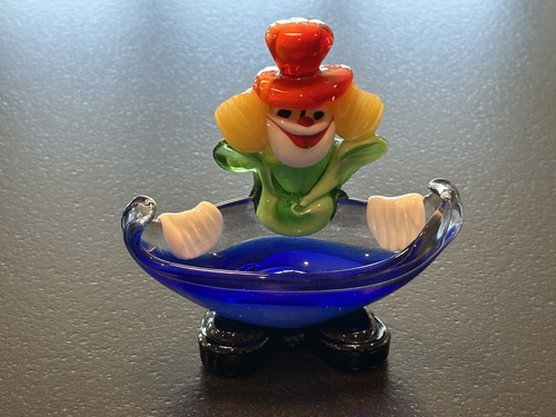 Vintage murano clown - vintage,