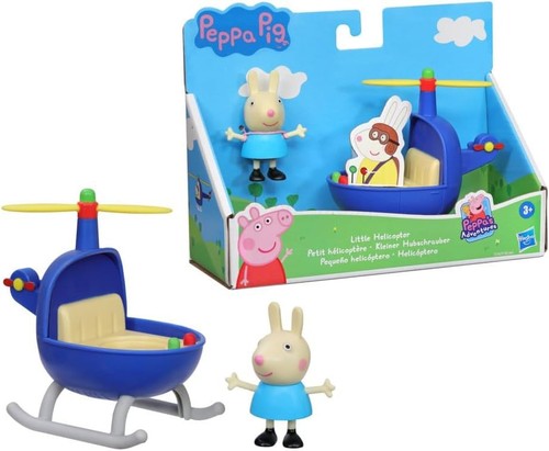 Peppa pig helicopter playset - pig,