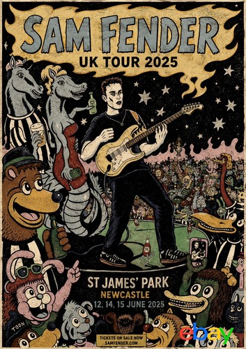Sam fender newcastle 2025 - fender, a3