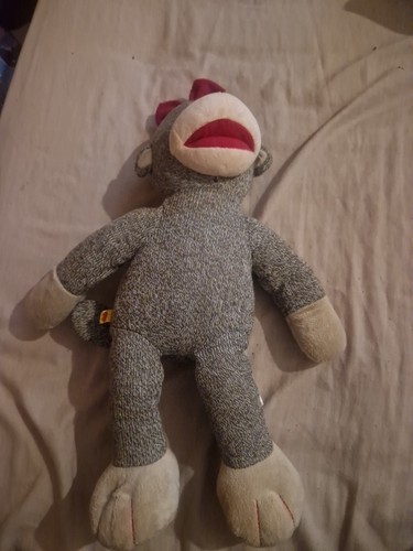 Build bear girl sock monkey - a,