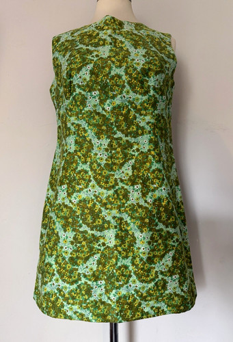 Vintage 1970 dress cotton - 1970's,