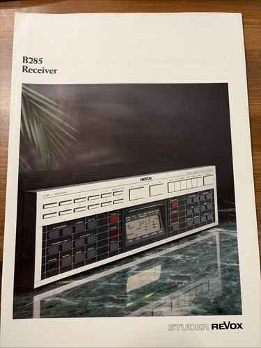 B285 receiver studer - b285, revox