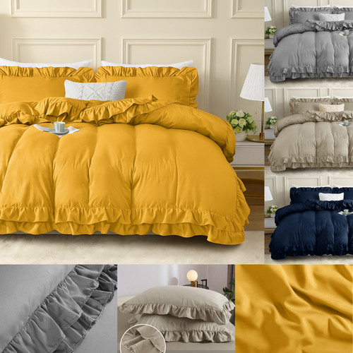 Frill duvet cover set - frill,