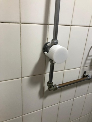 Public shower button - public,