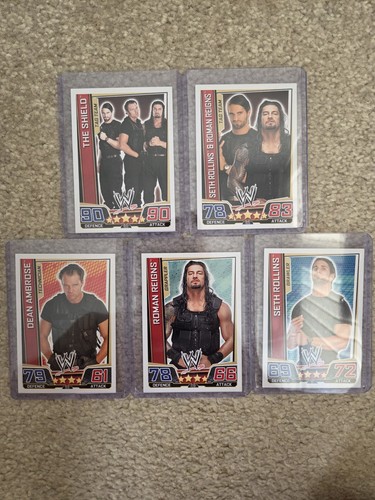 Wwe topps slam attax - topps,