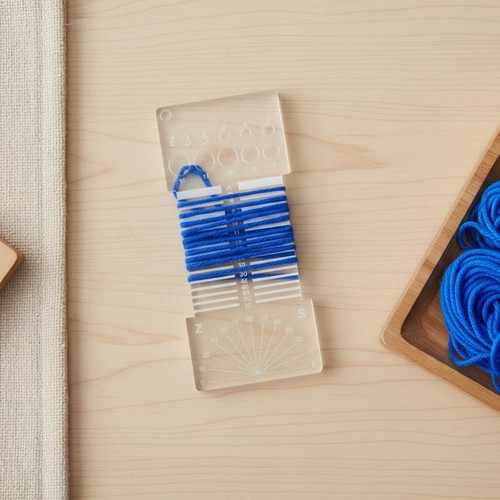 Yarn thickness ruler - thickness,