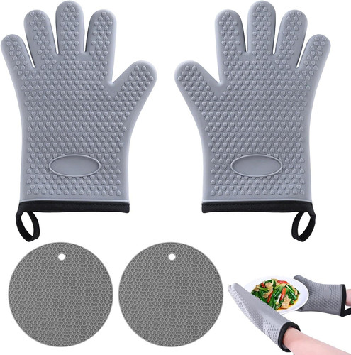 Silicone oven gloves - oven,
