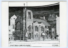 Non Standard Postcard Queens Cross Church Glasgow Charles Rennie Mackintosh