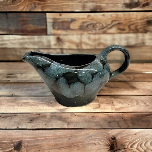Drip glaze creamer - blues, green