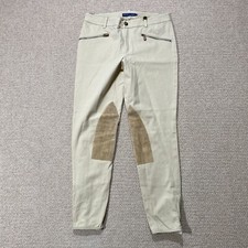 Ralph Lauren Trousers Womens 8 UK Beige Horse Jockey Riding Pants Jodhpurs