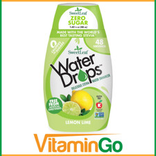 Sweetleaf WaterDrops - Delicious Stevia Water Enhancer Lemon Lime 1.62 fl.oz