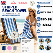 LARGE BEACH TOWEL STRIPED