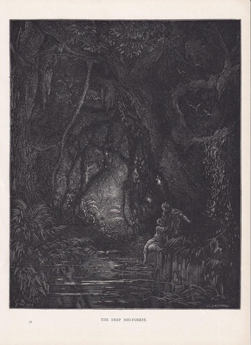 1870 gustave dore print the - gustave,