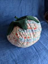 Decorative Doorstop Strawberry Made of Poly Cotton Fabric New Handmade Unused