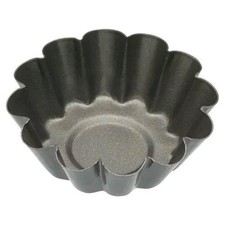 KitchenCraft Set of Four Non-Stick Mini Fluted Tart Tins