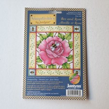 Simplicities Janlynn Bee and Rose Joan Elliott Cross Stitch Kit 6" x 6"