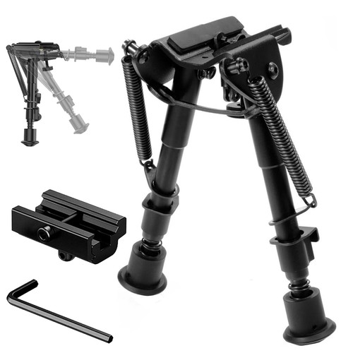 9in adjustable rifle bipod - adjustable,