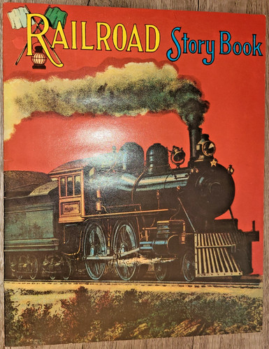 Vtg railroad story book - vtg,
