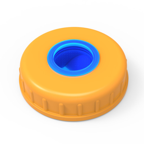Lid with odor trap - ,, silicone