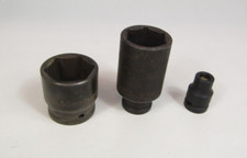 Impact Sockets, ½" drive.  Three sockets,  36mm, 32mm & 11mm