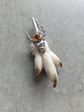 Scottish Mitzpah Grouse Foot Kilt Pin Brooch | Taxidermy Jewellery 