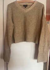 Cute Croooed Jumper - Top Shop - Size 12