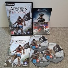 Assassins Creed Black Flag PC Game DVD ROM Complete Manual Ubisoft Retro Tested