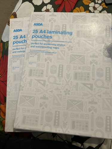 Asda laminator pouches - laminator, (2