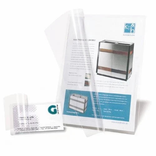Self laminating card - self,
