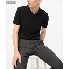 J Crew Shirt Mens Medium Black