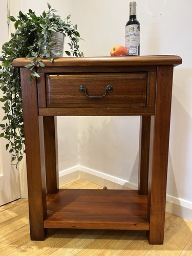 Vintage mahogany console table - mahogany,