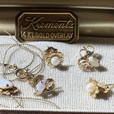 Vtg Krementz 14kt Yellow Gold