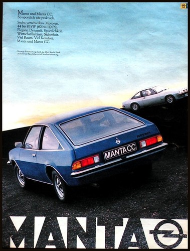 Opel manta original - manta, cc