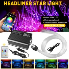 500PCS Car Home Headliner Twinkle Star Light Kit Shooting Star Fiber Optic Light