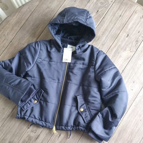New girls blue coat - h&m,