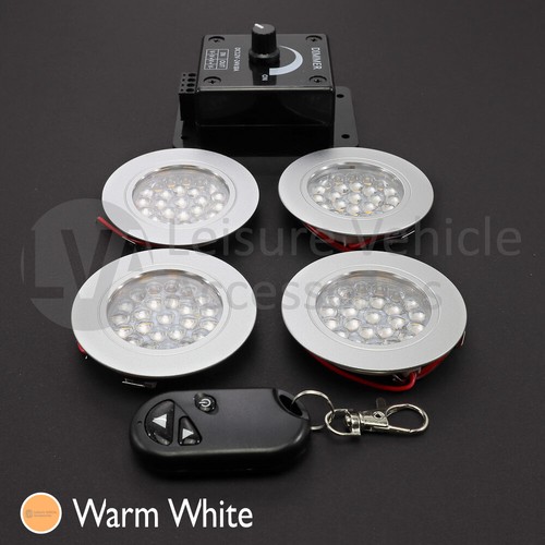 12v led warm spot - 4x,