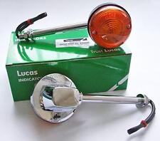GENUINE LUCAS INDICATOR x2  5" STEM 60-4105 BSA A65 NORTON COMMANDO TRIUMPH T140