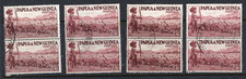 1952 Papua New Guinea PNG 2'6 Sheep Used Pairs 8 Stamps