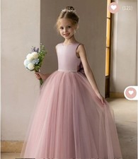 Tulle Ball Gown/Princess Flower Girl Dresses x 3 Dusty Pink Pink