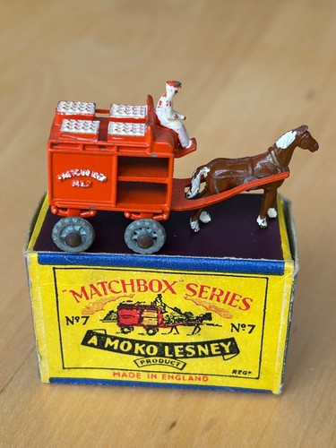 Matchbox horse drawn milk - no,
