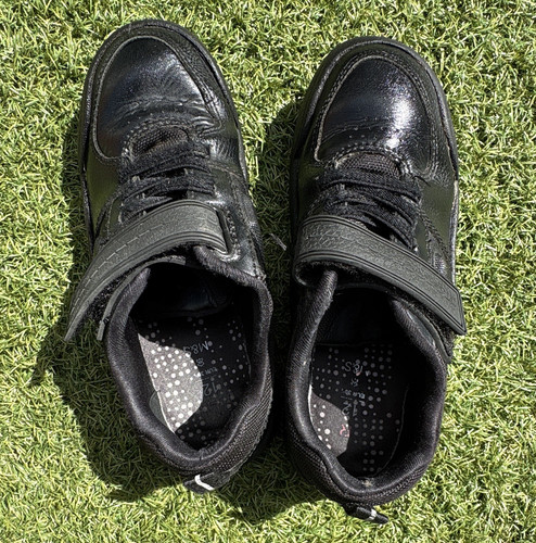 Boys black school trainers - boys,