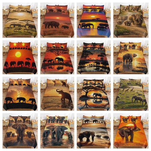Elephant animal quilt duvet - elephant,