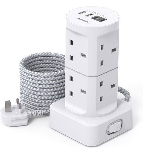 Extension lead 8 way - lead,