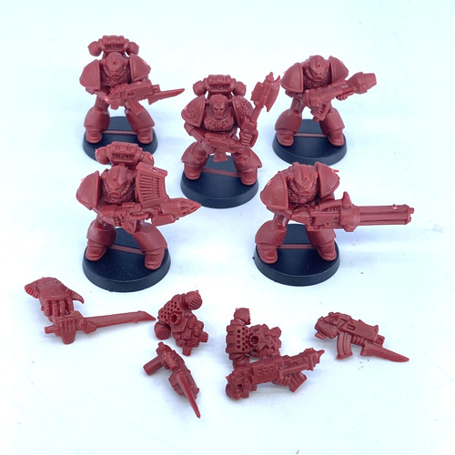 Red space marines - space,