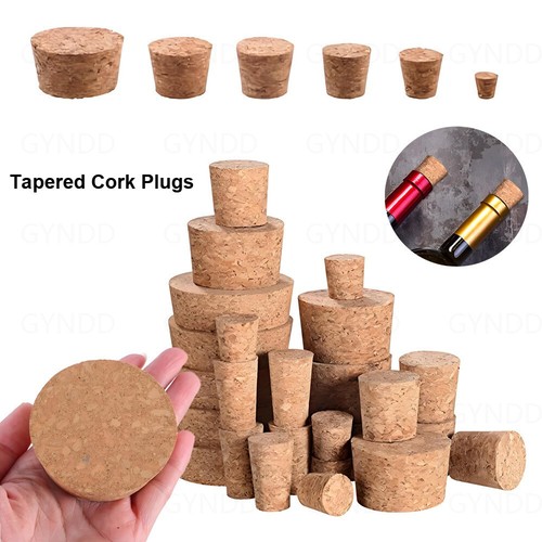 Tapered cork plugs wooden - tapered,