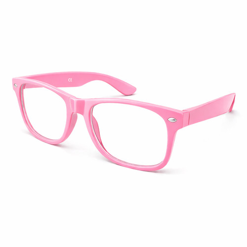 Clear lens glasses - glasses, nerd